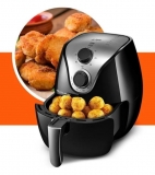 Fritadeira Elétrica Air Fry Gourmet, 110 V, 4 Litros, Preta, Multilaser