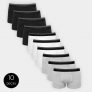 Kit Cueca Boxer UNW Elástico Listras 10 Peças
