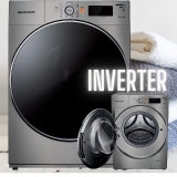 Lava e Seca Brastemp 10kg BNQ10AS Inverter – Água Quente e Fria Prata
