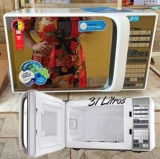 Micro-ondas Midea 31 Litros, Espelhado, Função Eco, Branco – MTFE4