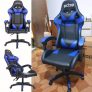 Cadeira Gamer PCTop Azul Strike 1005