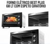 Forno Elétrico Best Preto e Branco 60 Lt