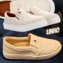 Tênis Santa Lolla Slip On Linho Feminino