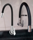 Torneira Parede Flex 1178 B27, Lorenzetti, 7048533, Preto