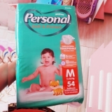 Fralda Descartável Soft and Protect Mega, Personal, Média, 54 unidades
