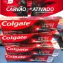 Creme Dental para Clareamento Colgate Luminous White Carvão Ativado 140g