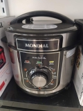 Panela de Pressão Elétrica Mondial, Pratic Cook 5L, 127V, Preto, 5L, 900W – PE-48-5L-I