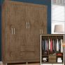 Guarda-roupa Solteiro 6 Portas 2 Gavetas – Araplac Exclusive 620-77