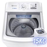 Máquina de Lavar 15kg Electrolux Essential Care com Cesto Inox, Jet&Clean e Ultra Filter (LED15)