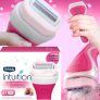 Schick Recargas de lâmina de barbear femininas Intuition Island Berry, 6 unidades