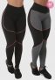 Kit com 2 Calças Leggings Borboleta Suplex