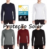 Camiseta Proteção Solar Permanente UV50+ Tecido Gelado – Slim Fitness