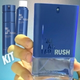 Combo Quasar Rush: Desodorante Colônia 100ml + Body Spray 100ml + Refil 100ml