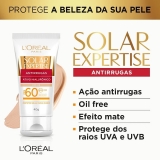 Protetor Solar Facial L’Oréal Paris Solar Expertise Antirrugas Com Cor FPS 60, 40g
