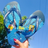 Chinelo Top Spongebob, Havaianas, Criança Unissex
