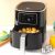 Fritadeira Elétrica Air Fryer sem óleo 4,5L Preta 127v- Fun Kitchen
