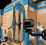 Ventilador de Parede Oscilante, 3 Pás Premium, Preto, 60cm, 220v, Ventisol