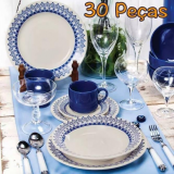 Aparelho de Jantar e Chá Biona Donna Grécia – 30 Peças