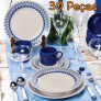Aparelho de Jantar e Chá Biona Donna Grécia – 30 Peças