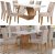 Mesa de Jantar 6 Cadeiras Retangular Rufato – Alvorada Londrina