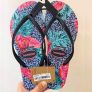 Chinelo Slim Animal Floral, Havaianas, Meninas