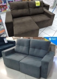 Sofá Retrátil Reclinável 3 Lugares Suede Veludo – Moscow BestHouse