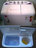 Tanquinho Semiautomático Praxis Twin Tub 4,1Kg – 2 em 1 Lava e Centrifuga com Timer