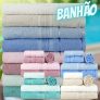 Jogo de Toalhas Banhão 5 Peças Honey – Home Basics