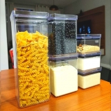 Kit 6 Potes Tampa Hermético Porta Alimentos Mantimentos Armário Cozinha – Paramount