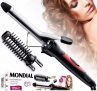 Escova Modeladora Mondial, Infinity Chrome, Bivolt, Preto/Vermelho – EM-06