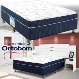 Cama Box Casal Ortobom Conjugado 43x138x188cm – Physical Blue