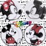Jogo de Pratos Sobremesa 6 peças / Rasos 6 peças / Jantar 12 peças Mickey e Minnie – La Cuisine + Disney