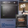 Forno a Gás de Embutir Electrolux de Convecção – com Timer 80L