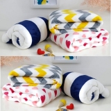 Cobertor Solteiro Estampado Comfy Listras – Basic+