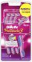 Aparelho de Depilação Descartável Gillette Prestobarba3 Feminino – 4 unidades