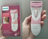 Aparador de Pelos Philips SatinShave Essential – HP6306/00 Feminino 1 Velocidade com Acessórios