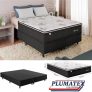 Cama Box Queen (Box + Colchão) Plumatex – Mola Ensacada 65cm de Altura Dallas