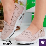 Slip On Kolosh Vazado Feminino – Bege