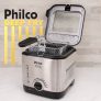 Fritadeira com Óleo Philco Deep Fry 1,8L – Inox SÓ 110V
