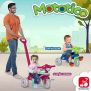 Triciclo Infantil Mototico com Empurrador – Bandeirante