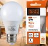 Lampada LED Bulbo Black+Decker, Branca, 9W, Bivolt, Base E27