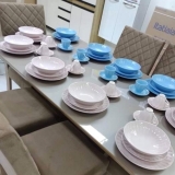 Aparelho de Jantar Chá 20 Peças Haus de Cerâmica – Redondo Decorato (3 Cores)