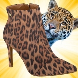 Bota Cano Curto Vizzano Salto Alto Feminina