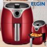 Fritadeira Elétrica Sem Óleo Vermelha Elgin Flash Fryer 110v