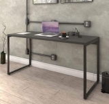 Escrivaninha Trevalla Kuadra Me150-E10 Industrial 150cm Preto Onix