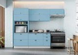 Cozinha Itatiaia Master Retrô I1 – 4 Peças – Azul Claro
