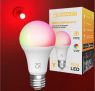 Smart Lâmpada Inteligente RSmart Wi-Fi LED 9W, Bivolt, Branco Frio e Quente e RGBW, Compatível com Alexa