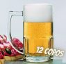 Conjunto Caneca Cerveja Bristol 340ml 12 Peças – Nadir