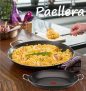 Panela Paellera Rochedo 34cm Inova 3,4L Cozinha Antiaderente