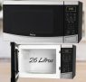 Microondas Philco PMO26 Inox 26 Litros Menu Fit Preto